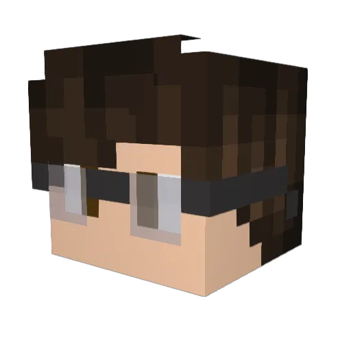 5DragoneK Minecraft avatar head, 3D render