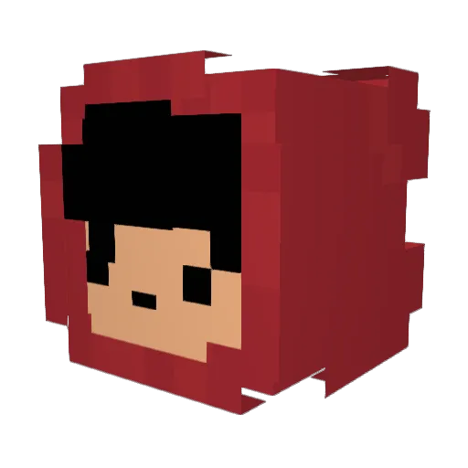 5GramJoint Minecraft avatar head, 3D render