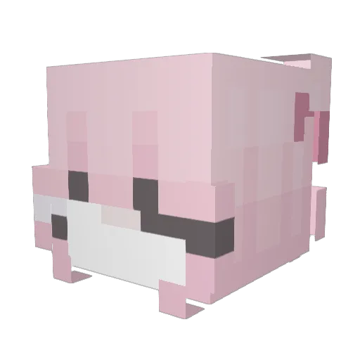 5HITTTT Minecraft avatar head, 3D render
