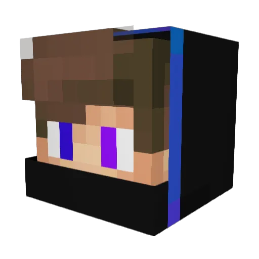 5Hubert_gaming5 Minecraft avatar head, 3D render