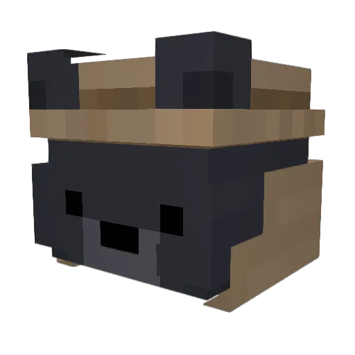 5M0I Minecraft avatar head, 3D render