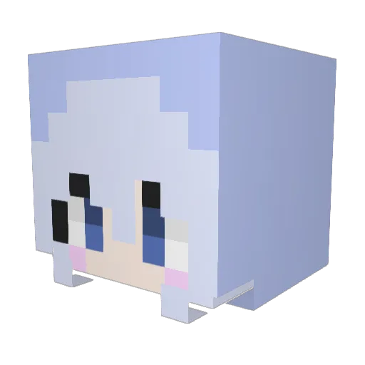 5NIGG3R Minecraft avatar head, 3D render