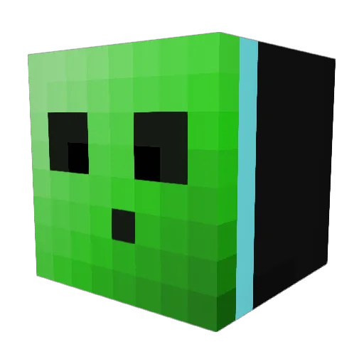 5Pray3 Minecraft avatar head, 3D render