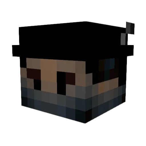 5R9 Minecraft avatar head, 3D render