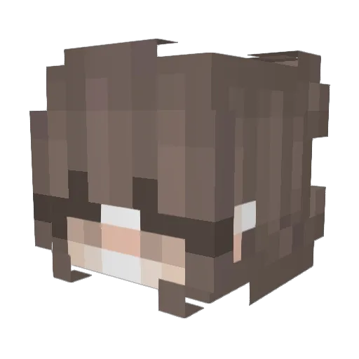 5_Hour_Cigarette Minecraft avatar head, 3D render