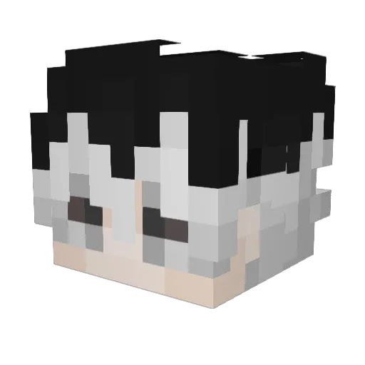5andkrynek0 Minecraft avatar head, 3D render
