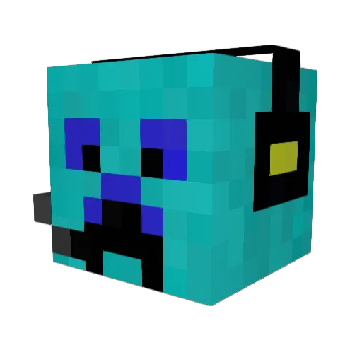 5arouf Minecraft avatar head, 3D render