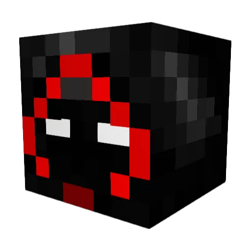 5camster Minecraft avatar head, 3D render