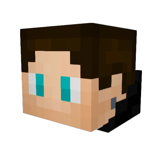 5chadtstoff Minecraft avatar head, 3D render