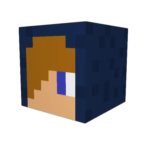 5chmuk3r Minecraft avatar head, 3D render