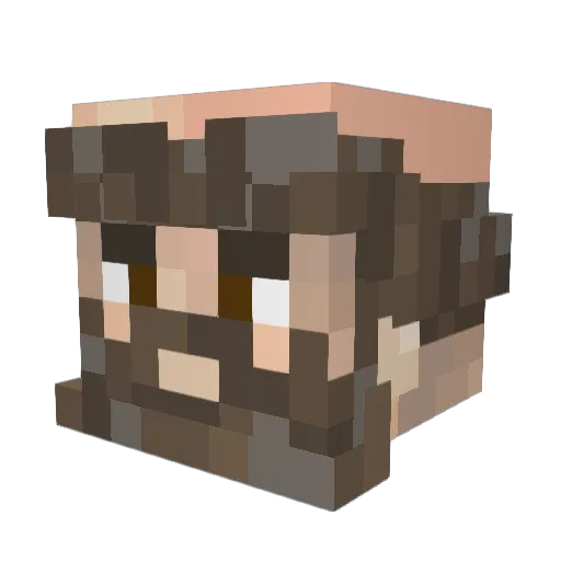5cottyTR Minecraft avatar head, 3D render