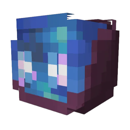 5dAngel Minecraft avatar head, 3D render