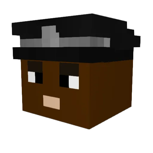 5dallorbill Minecraft avatar head, 3D render