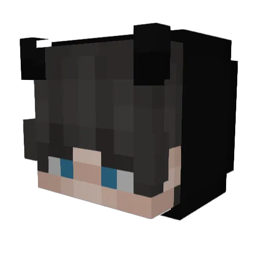 5ell Minecraft avatar head, 3D render