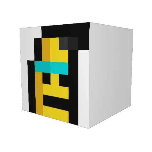 5fromexperience Minecraft avatar head, 3D render