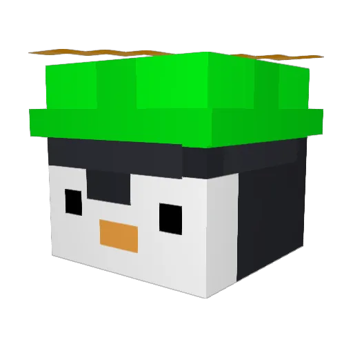 5goon Minecraft avatar head, 3D render