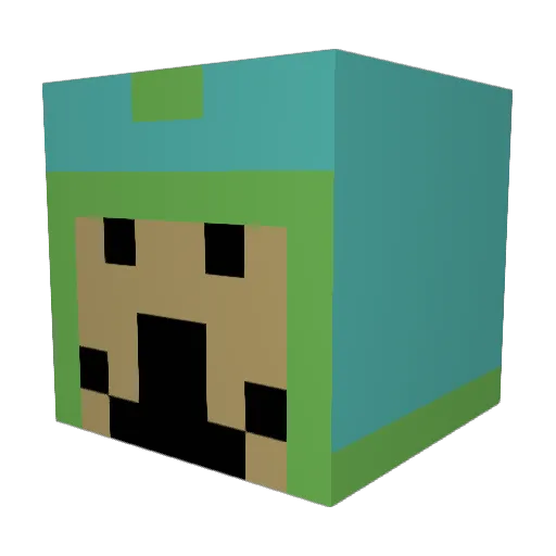 5hay213 Minecraft avatar head, 3D render