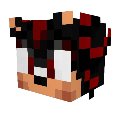 5hytii Minecraft avatar head, 3D render