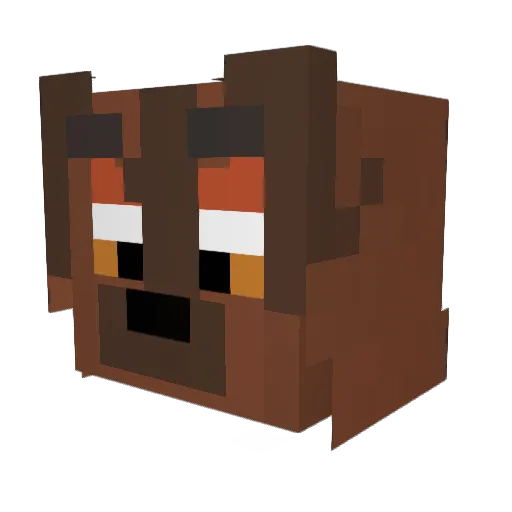5ilence Minecraft avatar head, 3D render