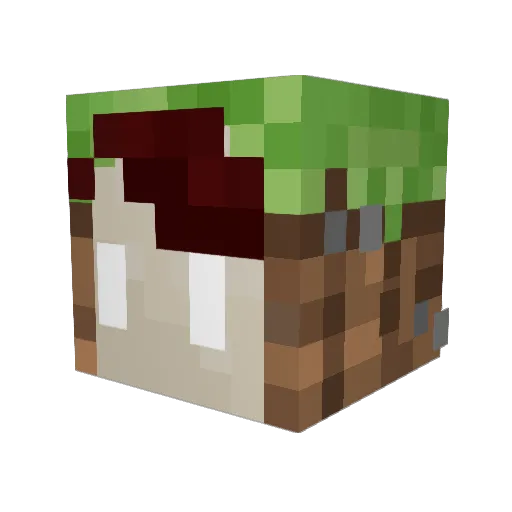 5ilvers_ Minecraft avatar head, 3D render