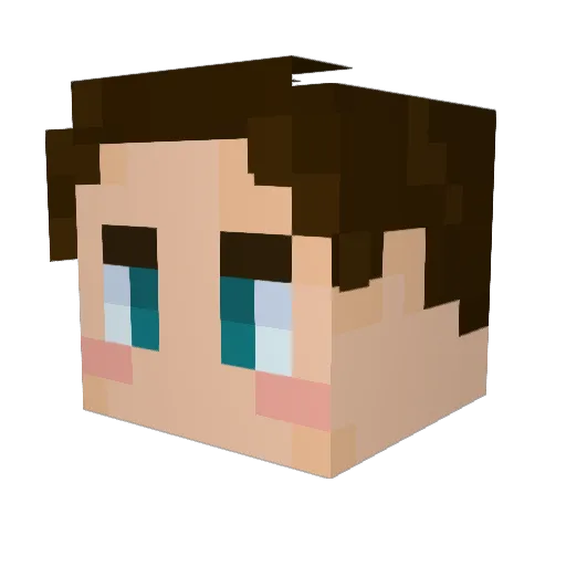 5imba Minecraft avatar head, 3D render