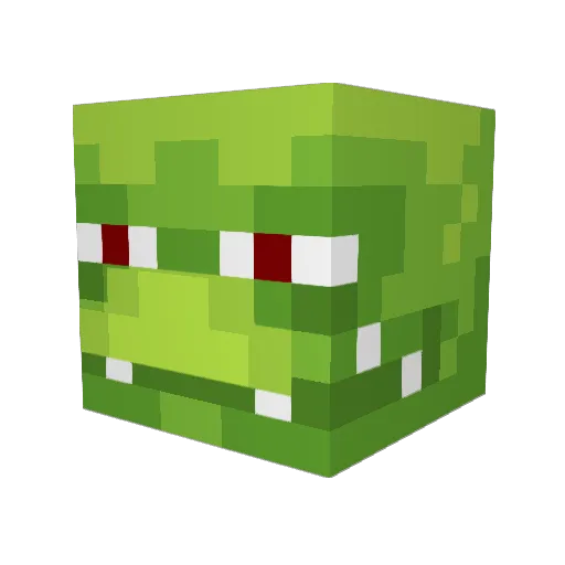 5k0m Minecraft avatar head, 3D render