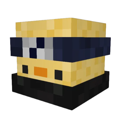 5keons Minecraft avatar head, 3D render