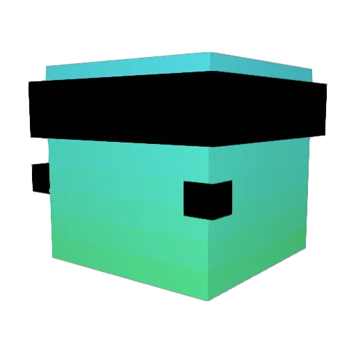5kinny_Peni5 Minecraft avatar head, 3D render