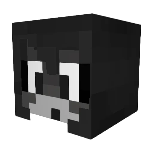 5kpk Minecraft avatar head, 3D render