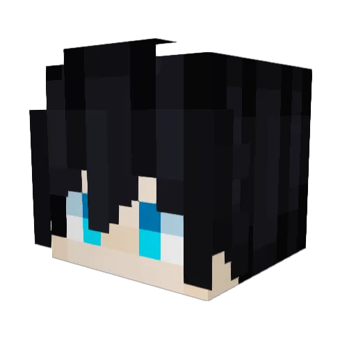 5kuper Minecraft avatar head, 3D render