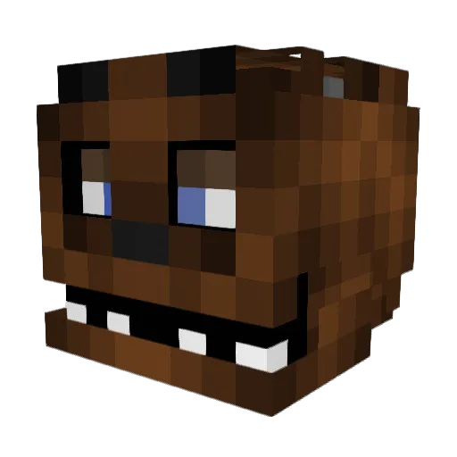 5kywyka Minecraft avatar head, 3D render