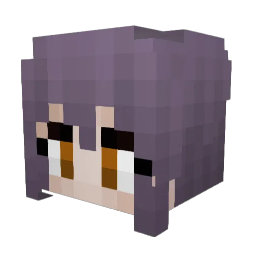 5mRtist Minecraft avatar head, 3D render