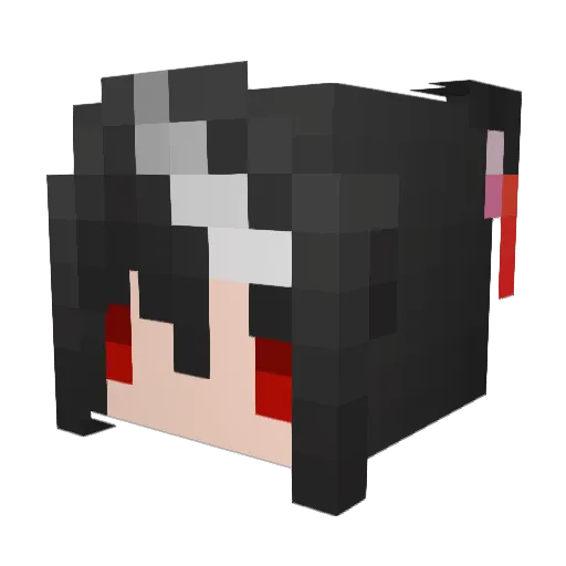 5men Minecraft avatar head, 3D render