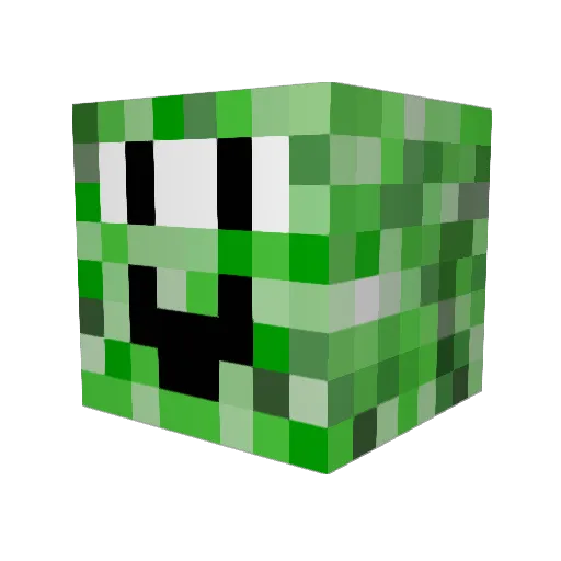 5miley22 Minecraft avatar head, 3D render