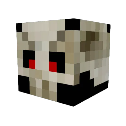 5ndy Minecraft avatar head, 3D render