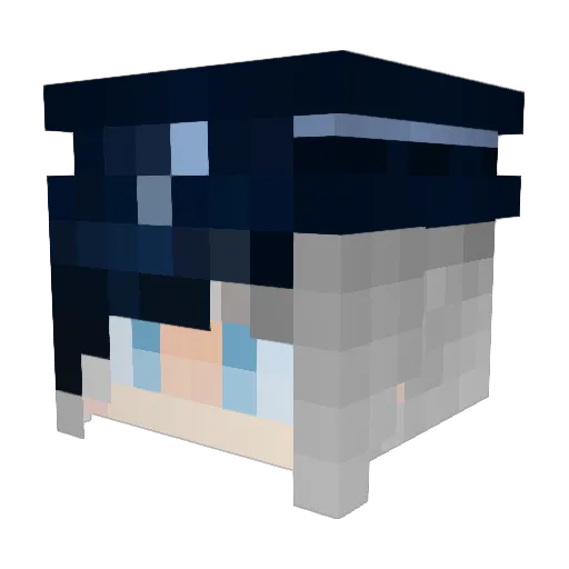 5nowc Minecraft avatar head, 3D render