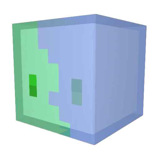 5oft Minecraft avatar head, 3D render