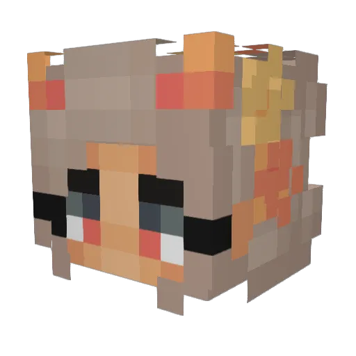 5ophi3 Minecraft avatar head, 3D render