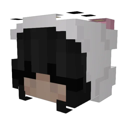 5ophi Minecraft avatar head, 3D render