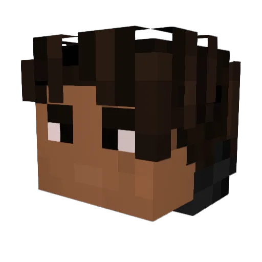 5py Minecraft avatar head, 3D render