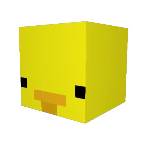 5quiz Minecraft avatar head, 3D render