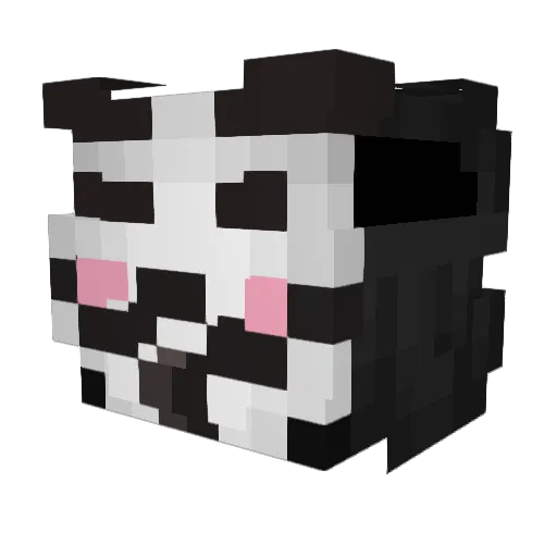 5rt Minecraft avatar head, 3D render