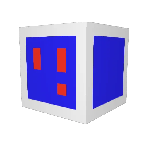 5s9 Minecraft avatar head, 3D render
