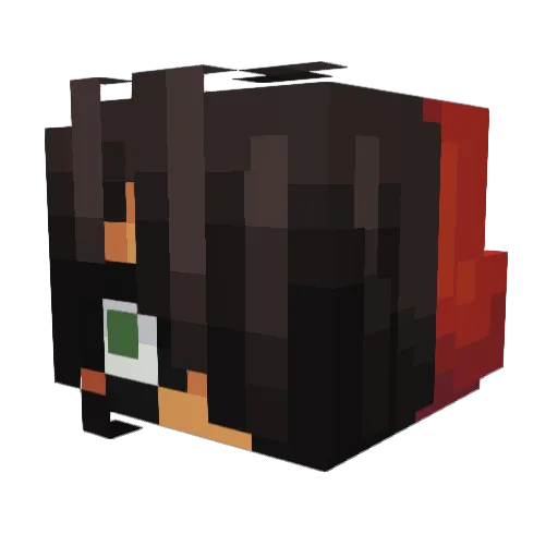 5starww Minecraft avatar head, 3D render