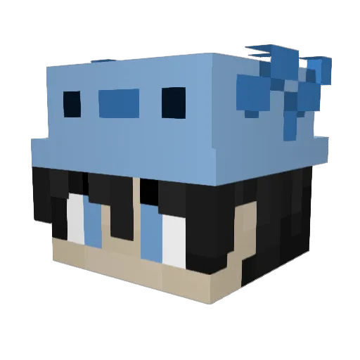 5th10 Minecraft avatar head, 3D render