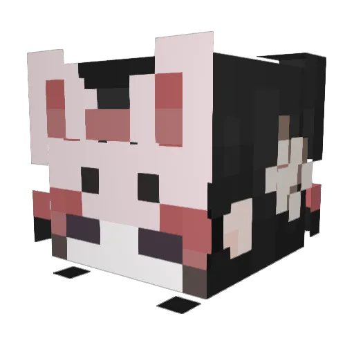 5threspawn Minecraft avatar head, 3D render