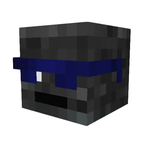 5trangyJNR Minecraft avatar head, 3D render