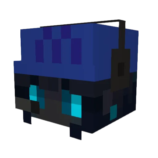 5txn Minecraft avatar head, 3D render