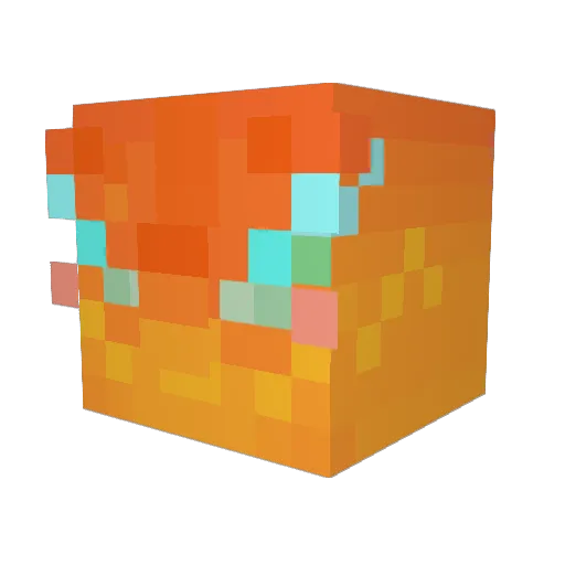 5u2k Minecraft avatar head, 3D render