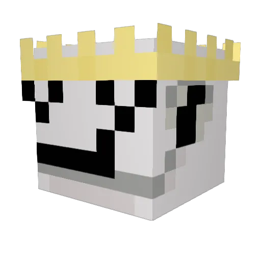 5uperguido Minecraft avatar head, 3D render